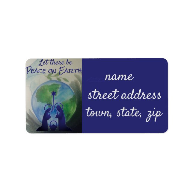 Worl Peace Return Address Label (Front)