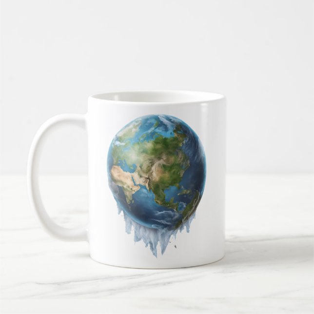 World 13 planet, universe, third planet, global coffee mug (Left)