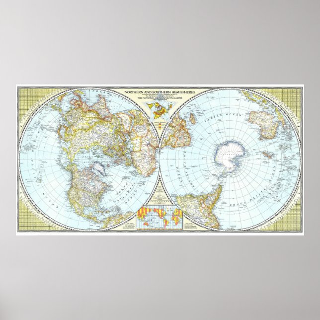 " World: 1943 - Detailed world map ... Poster (Front)