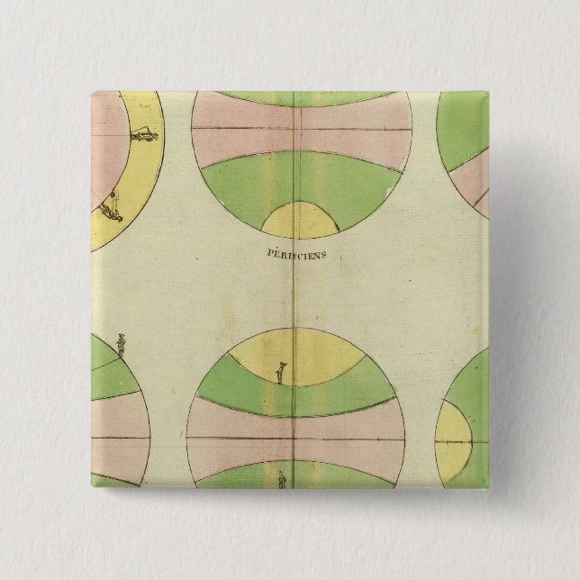 World 2 15 cm square badge (Front)