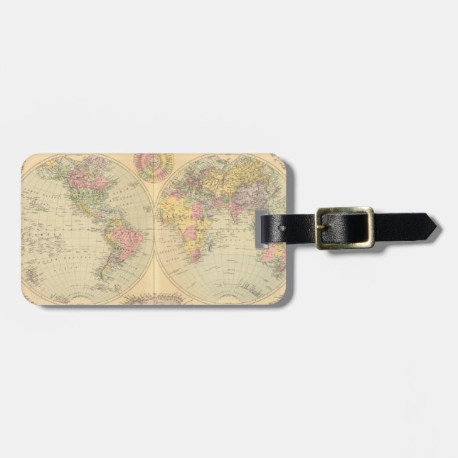 World. 2 luggage tag (Front Horizontal)