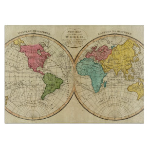 World 3 cutting board