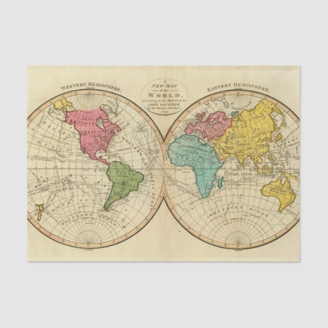 World 3 tissue paper (Front)