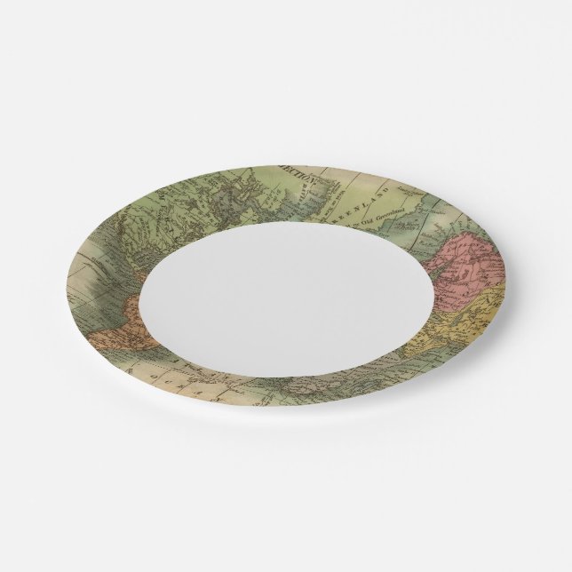 World 4 paper plate (Angled)