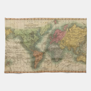 World 4 tea towel