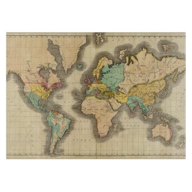 World 6 cutting board (Front)