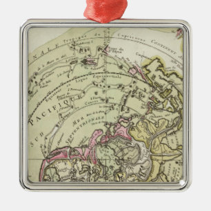 World 6 metal tree decoration