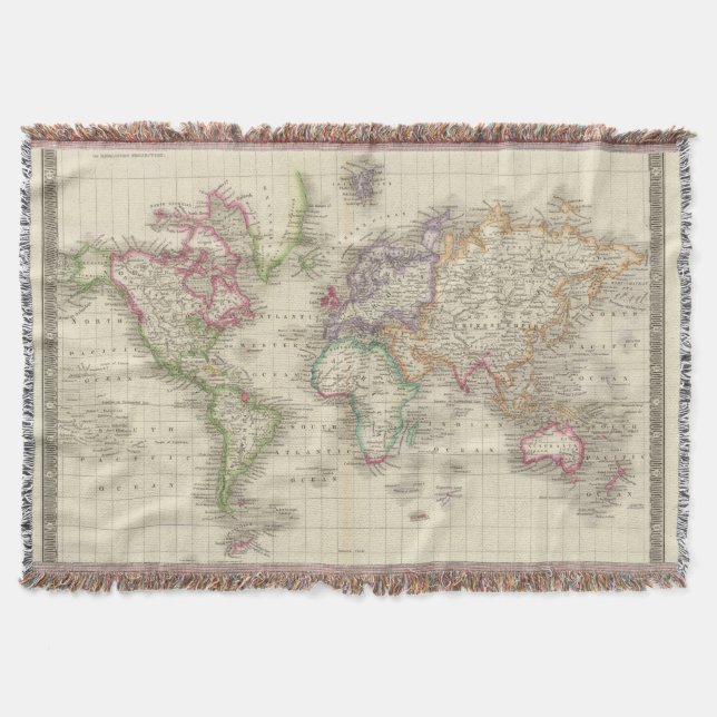 World 9 throw blanket (Front)