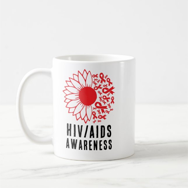World AIDS Day Awareness | HIV Awareness Coffee Mug (Left)