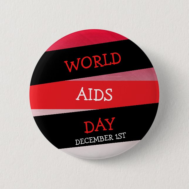 World Aids Day December 1st Button (Front)