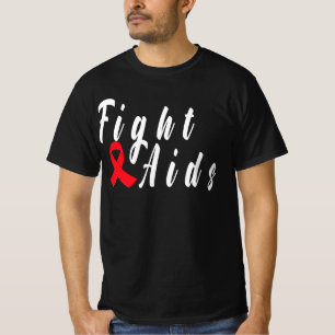 WORLD Aids Day, December Awareness,HIV Warrior,Re T-Shirt