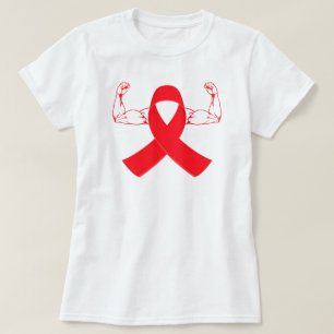 WORLD Aids Day, December  Awareness,HIV Warrior,Re T-Shirt