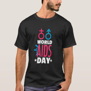 World AIDS Day HIV & AIDS Awareness Man Woman T-Shirt