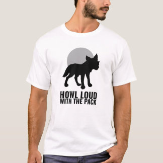 World Animal Day - Howl Loud Wolf T-Shirt