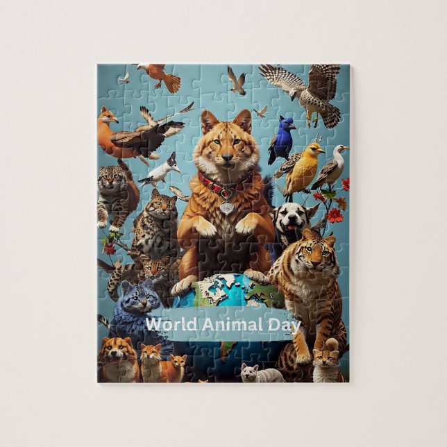 World Animal Day  Jigsaw Puzzle (Vertical)