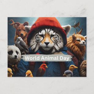 World Animal Day  Postcard