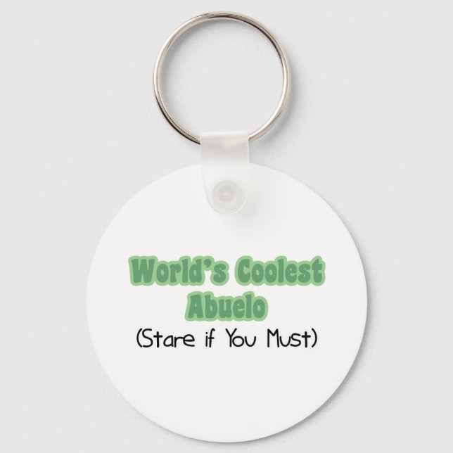 World's Coolest Abuelo Key Ring (Front)