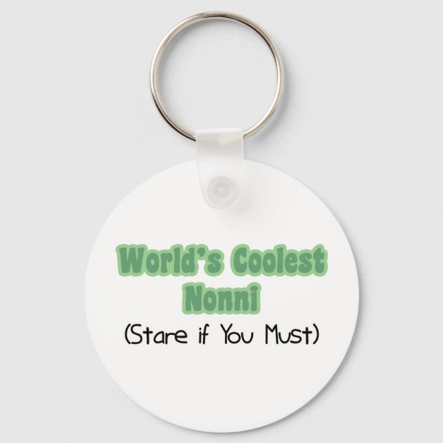 World's Coolest Nonni Key Ring (Front)