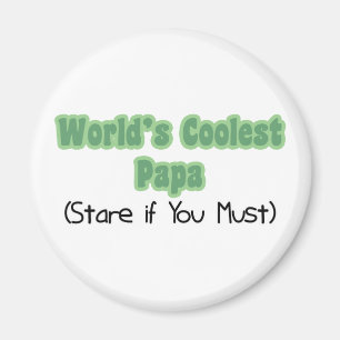 World's Coolest Papa Magnet