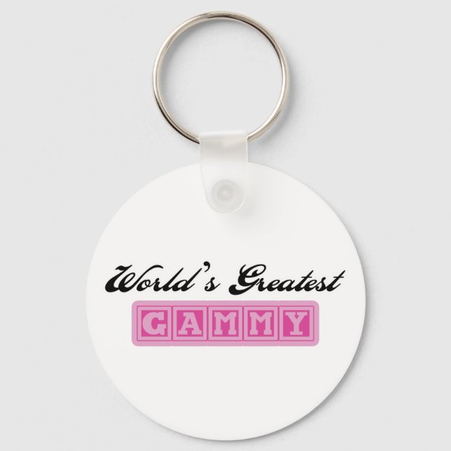 World's Greatest Gammy Key Ring (Front)