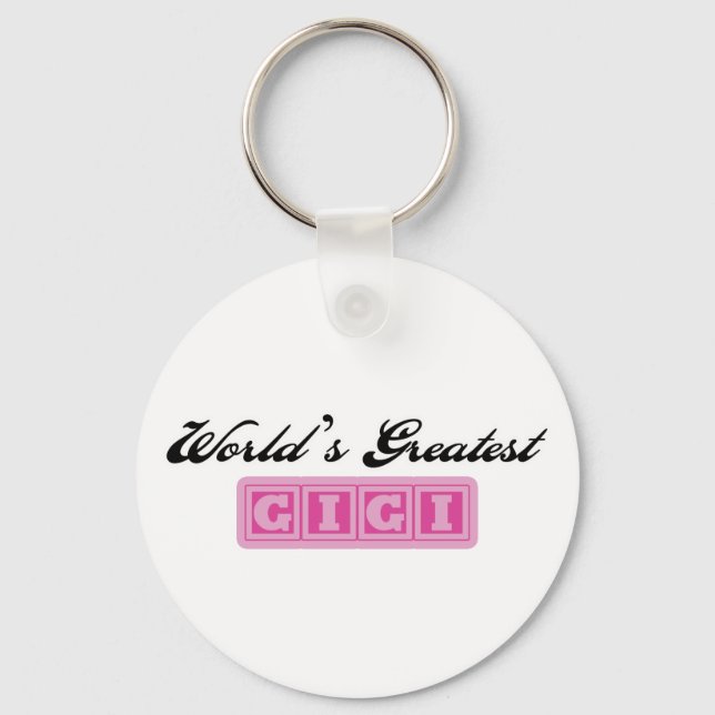World's Greatest GiGi Key Ring (Front)