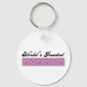 World's Greatest MomMom Key Ring