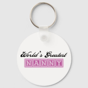 World's Greatest Nanny Key Ring