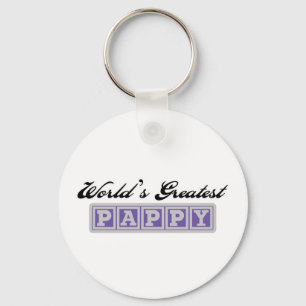 World's Greatest Pappy Key Ring
