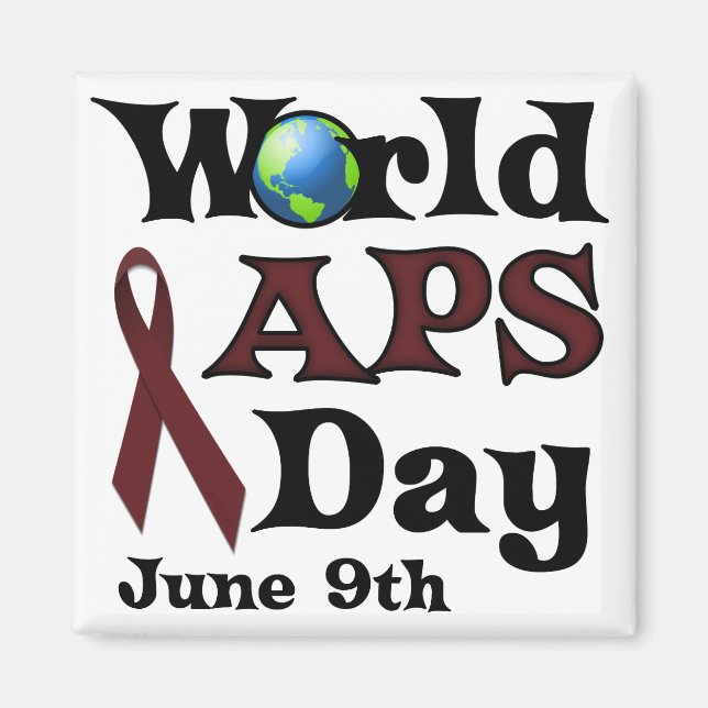 WORLD APS DAY MAGNET (Front)