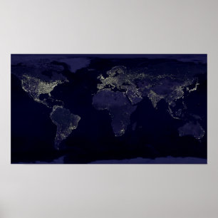 World at night poster