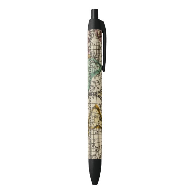 World Atlas Black Ink Pen (Bottom (Vertical))