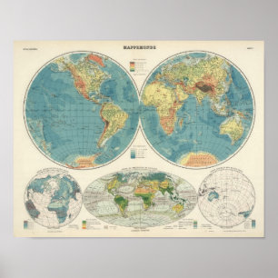 World Atlas Map 2 Poster