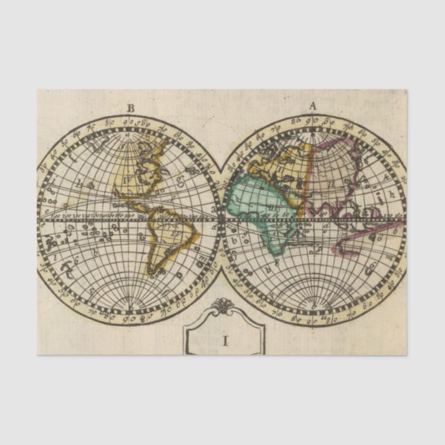 World Atlas Tissue Paper (Front)