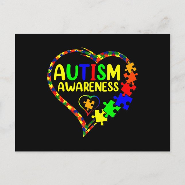 World Autism Awareness 2 April 2022 Shirt Autism C Postcard (Front)