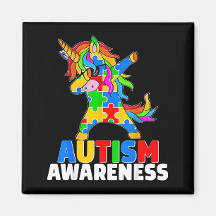 World autism awareness 2 april autism cute dabbing magnet