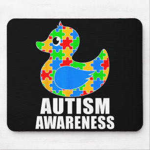 World autism awareness 2 april autism cute duckie mouse pad