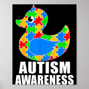 World autism awareness 2 april autism cute duckie poster
