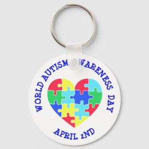 World Autism Awareness Day April 2nd Key Chain