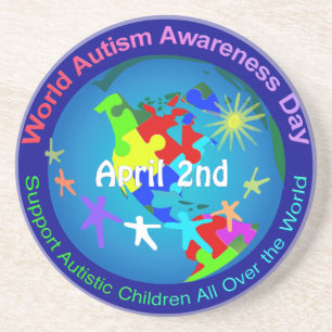 World Autism Awareness Day Coaster