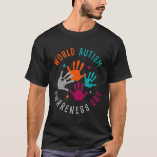 World Autism Awareness Day Colourful Concept T-Shirt