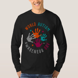 World Autism Awareness Day Colourful Concept T-Shirt