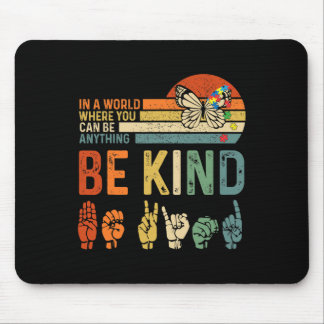 World Autism Awareness Day Hands Signs Autism Puzz Mouse Pad