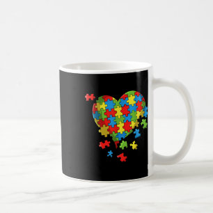 World Autism Awareness Day Heart Coffee Mug