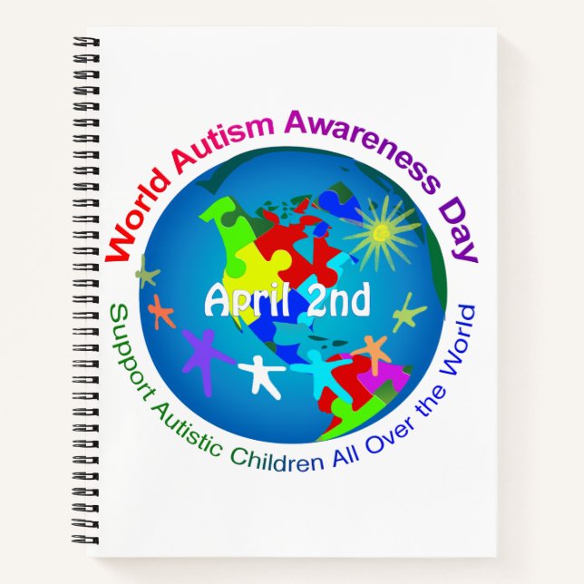 World Autism Awareness Day Notebook (Front)