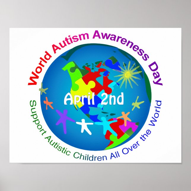 World Autism Awareness Day Poster (Front)