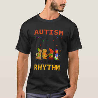 World Autism Awareness We Rock Our Own Rhythm Anim T-Shirt