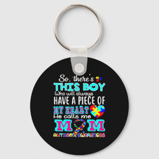 World Autism Day Shirt Autism Awareness Key Ring