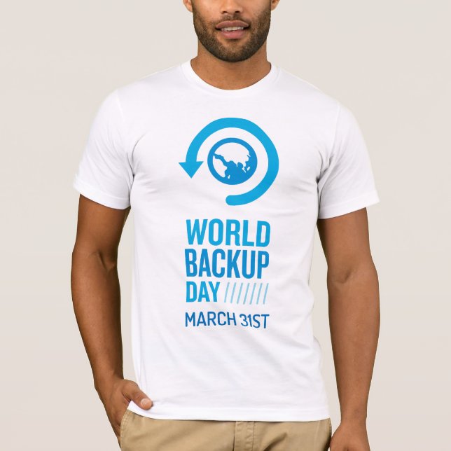 World Backup Day T-Shirt (Front)