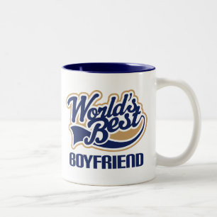 World Best Boyfriend Two-Tone Coffee Mug