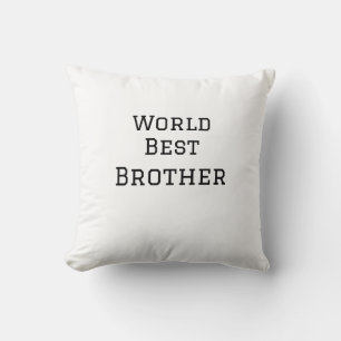 World best brother add name text sports text simpl cushion